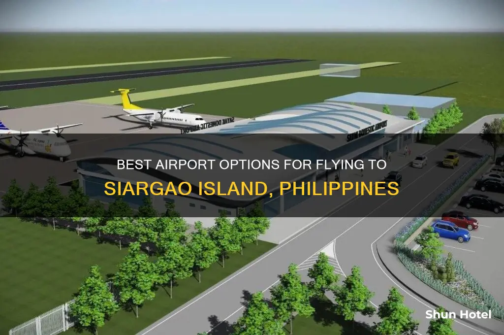 what airport to fly to siargao
