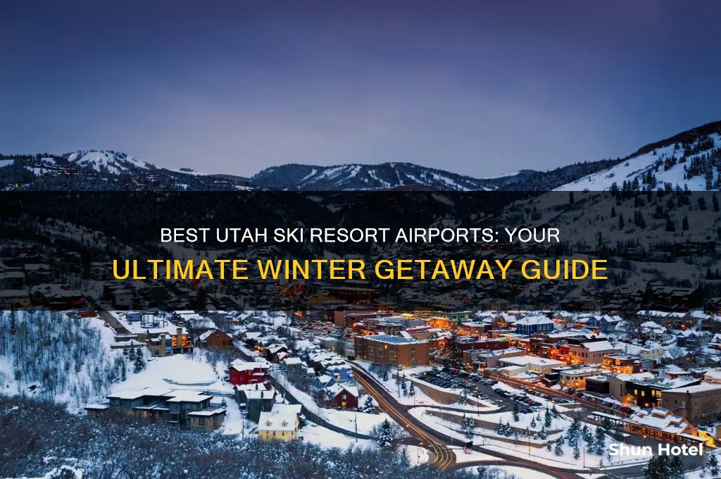 what airport to fly to to go skiing in utah