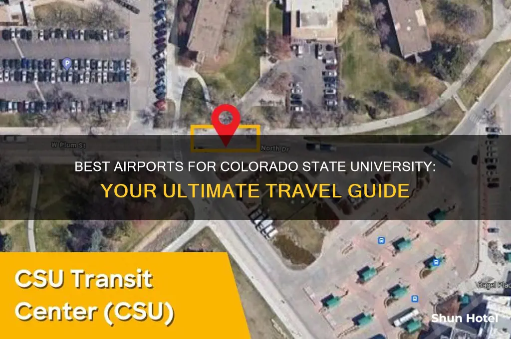 what airport to fly.to.for.colorado state university