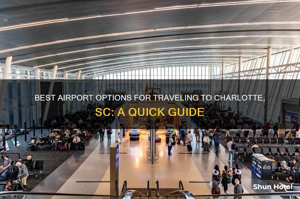 what airport to get to charlotte sc