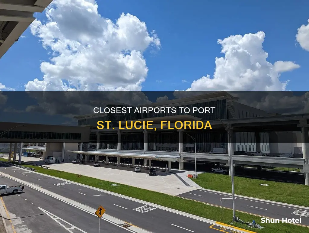 what airport to port st lucie