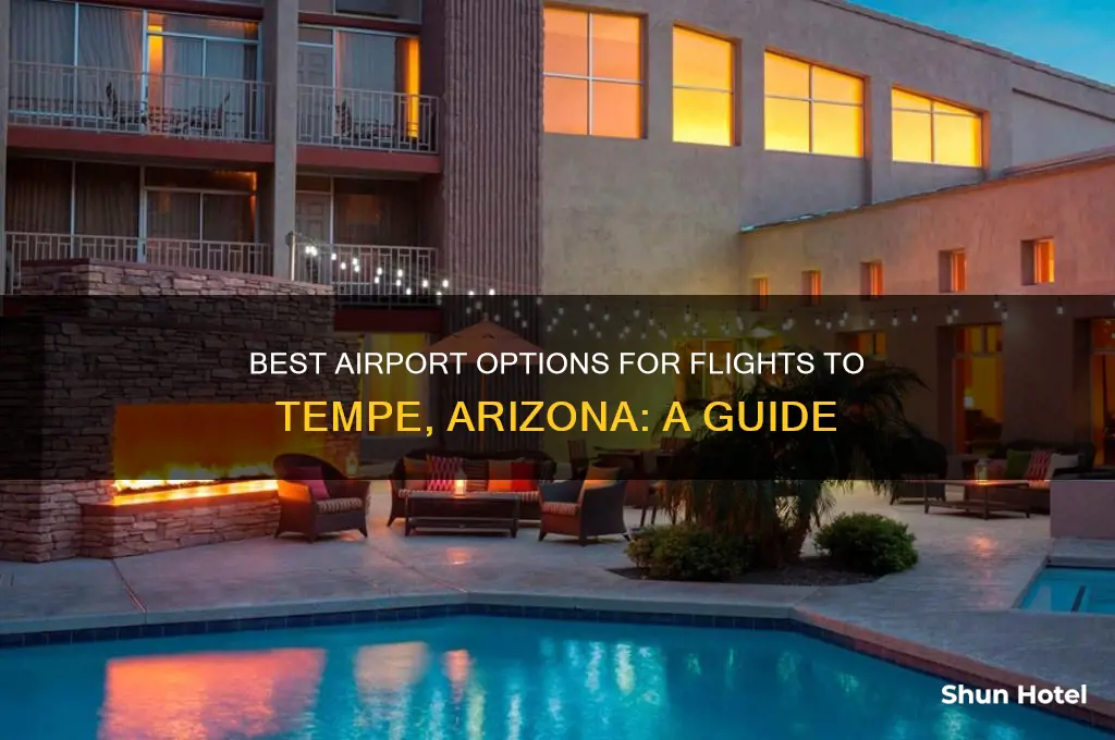 what airport to use when flying to tempe az