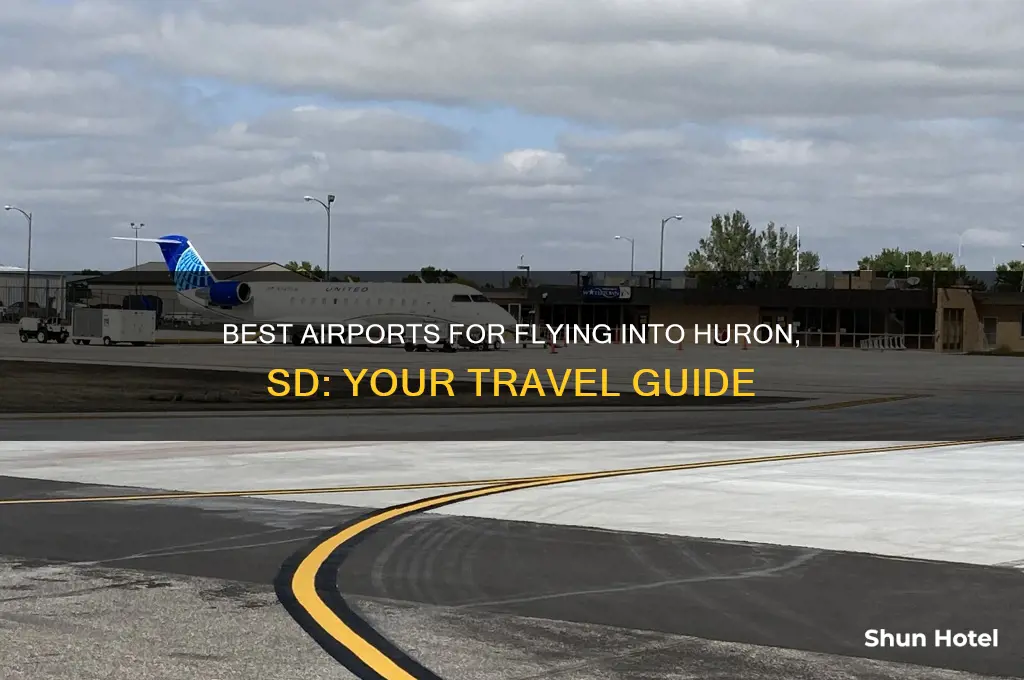 what airport would you.fly into.going to.huron.sd