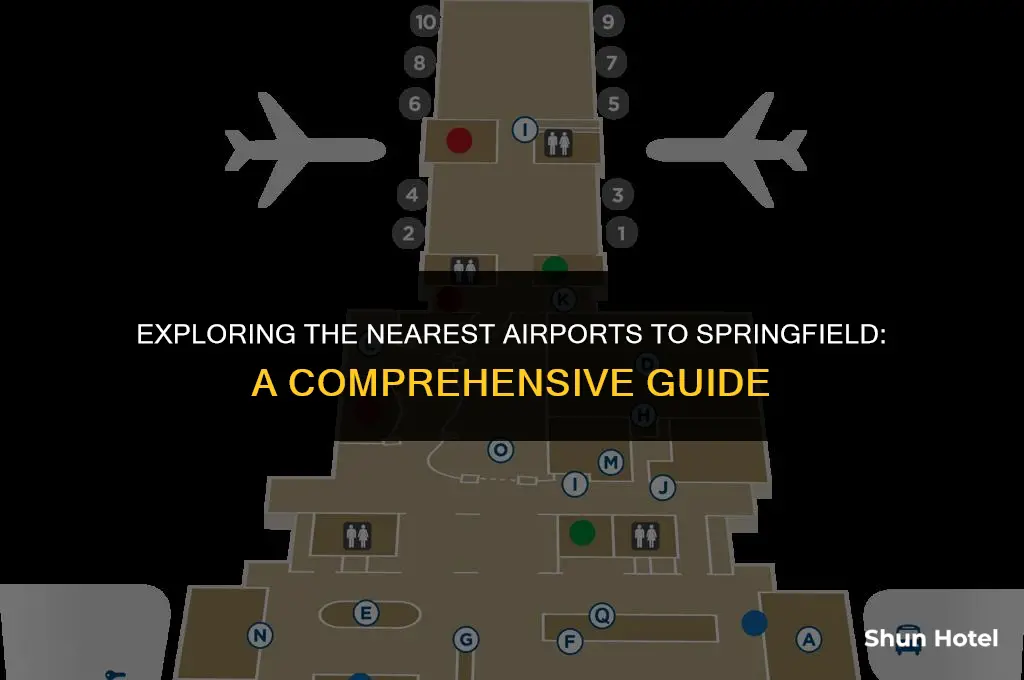what airports are closest to springfied