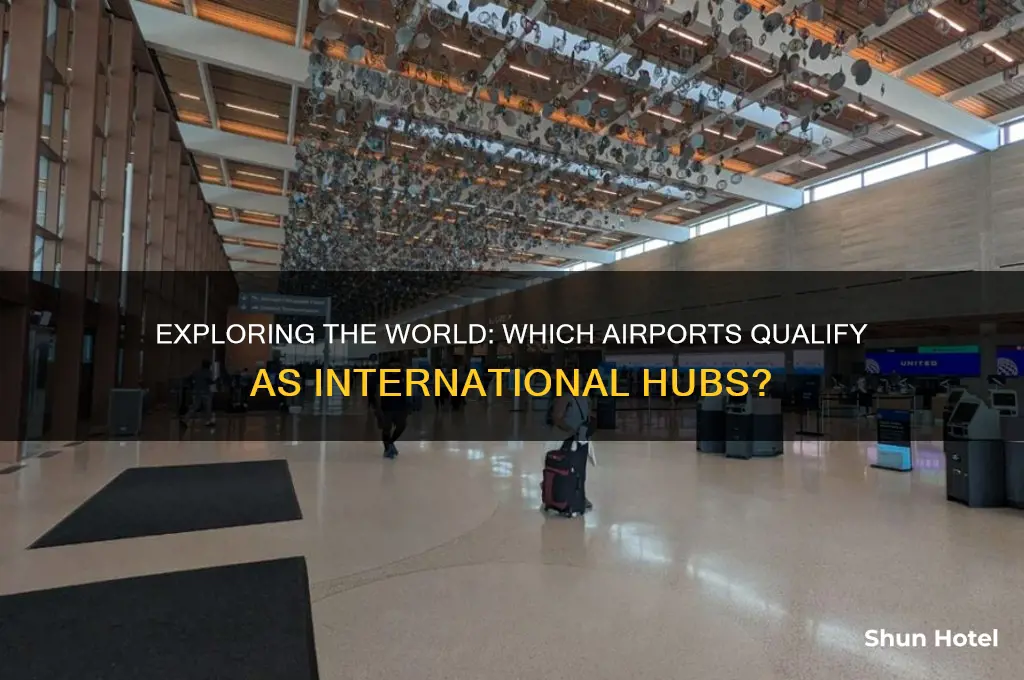 what airports are international