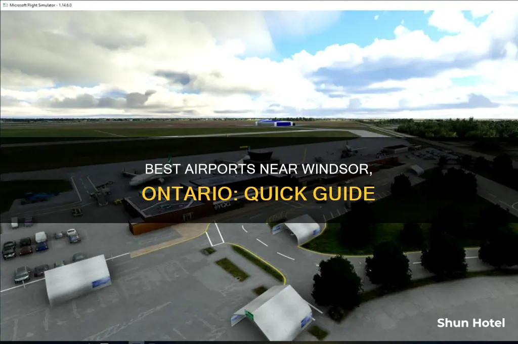 what airports are near windsor ontario canada n9c 0c1