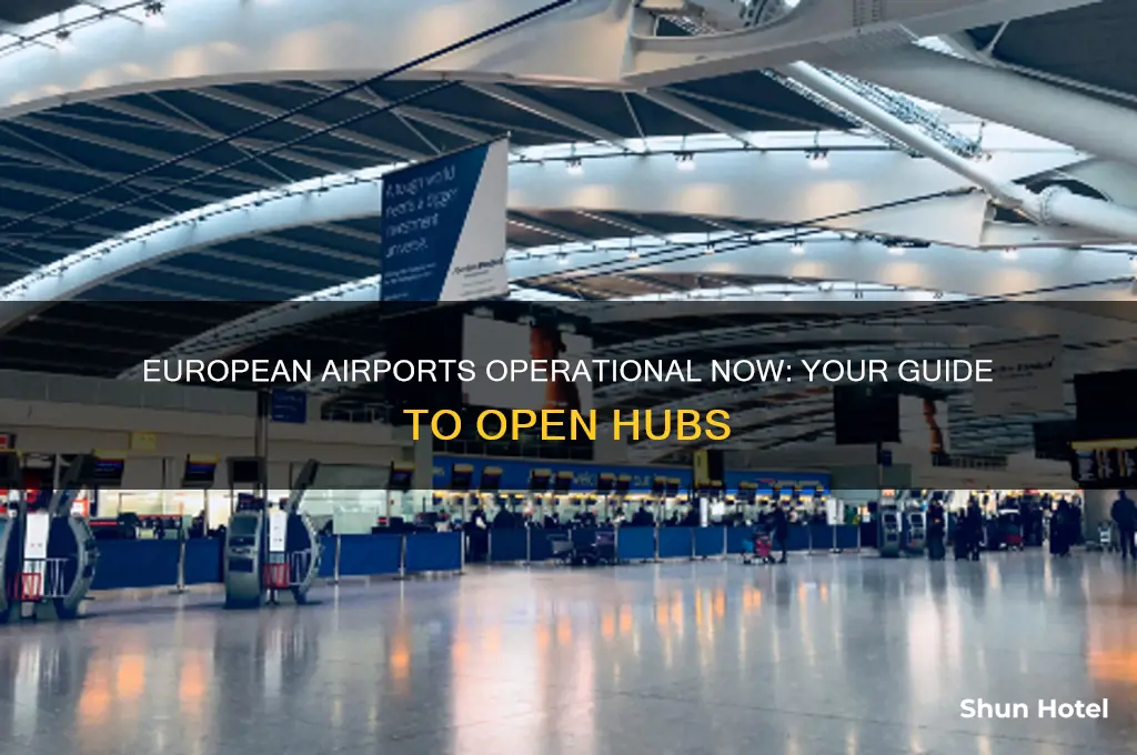 what airports are open in europe