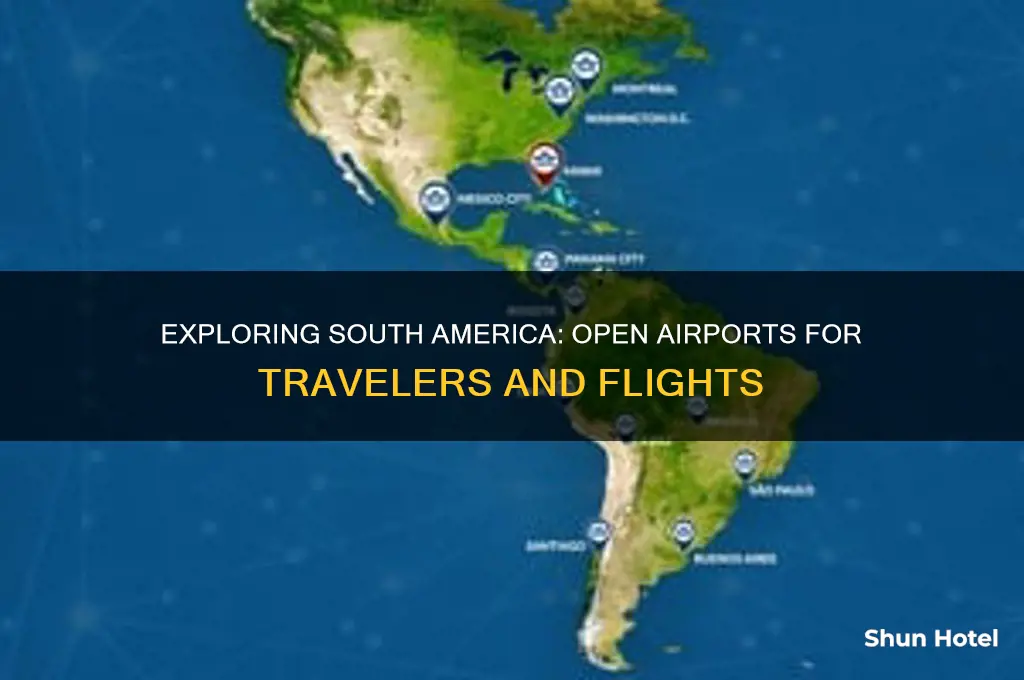 what airports are open in south america