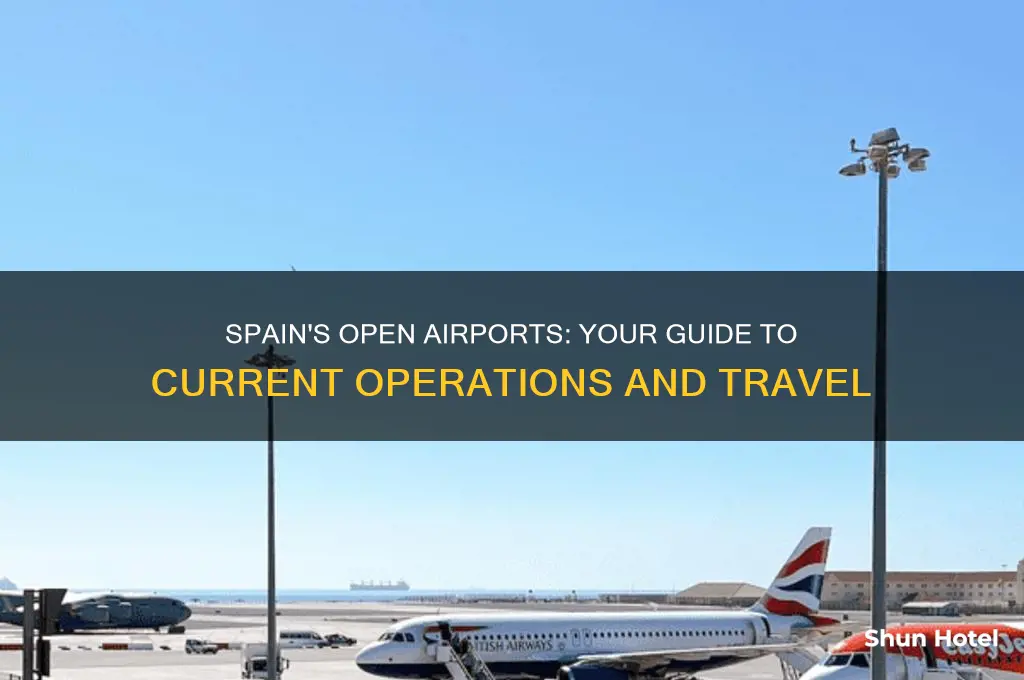 what airports are open in spain