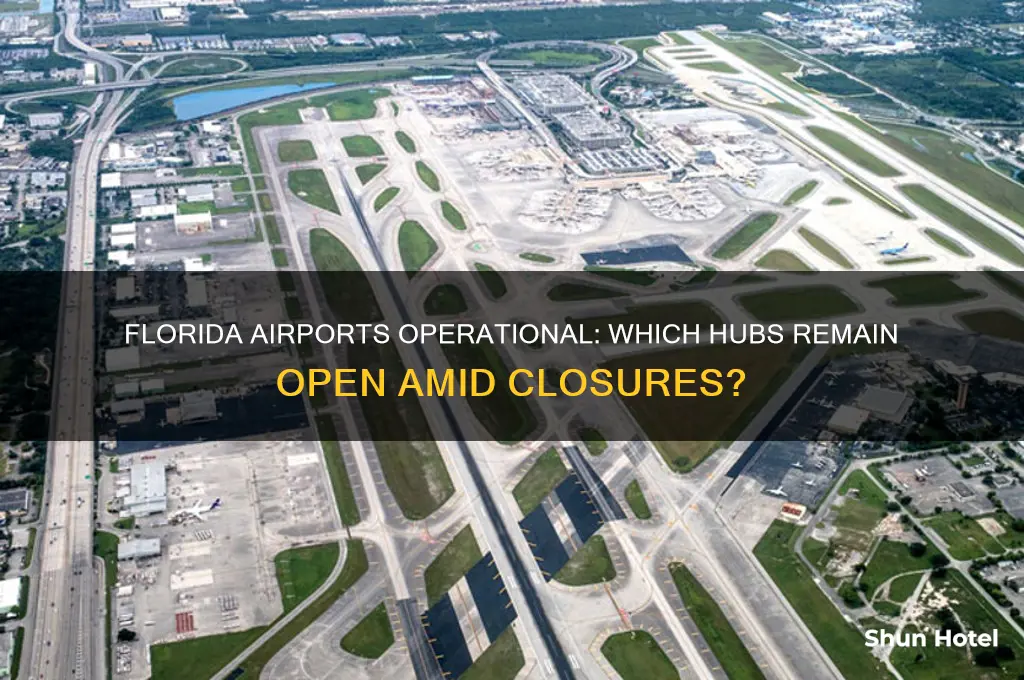 what airports are still open in florida