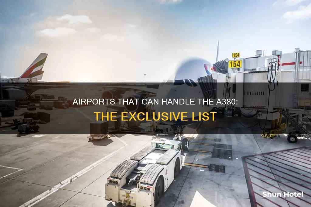what airports can support a380