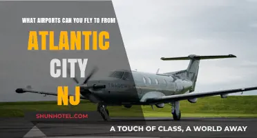Airports Accessible from Atlantic City, New Jersey