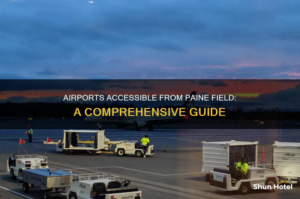what airports can you fly to from paine field