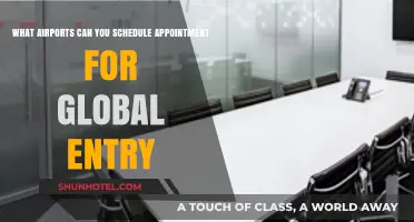 Schedule Global Entry: Airports Offering Interview Appointments