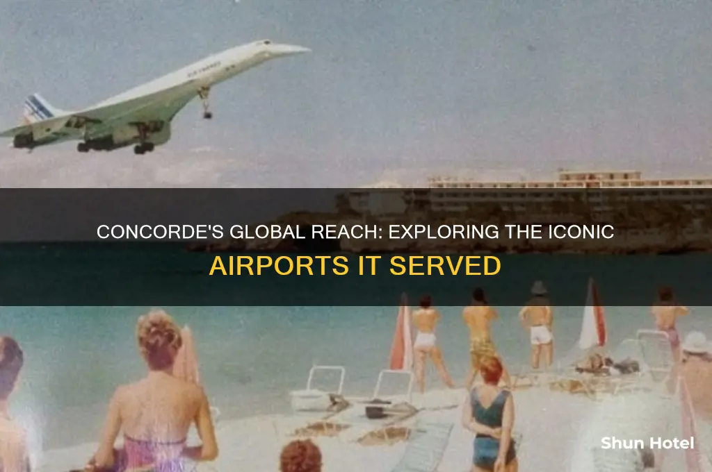 what airports did concorde fly to