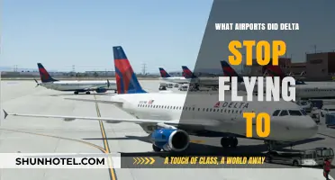 Delta's Route Cuts: Airports No Longer Served by the Airline