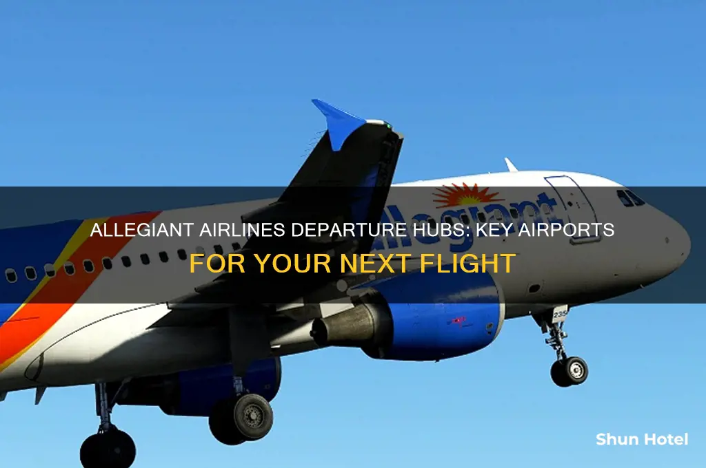 what airports do allegient airlines fly from