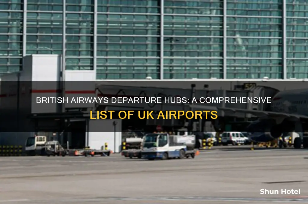 what airports do british airways fly from