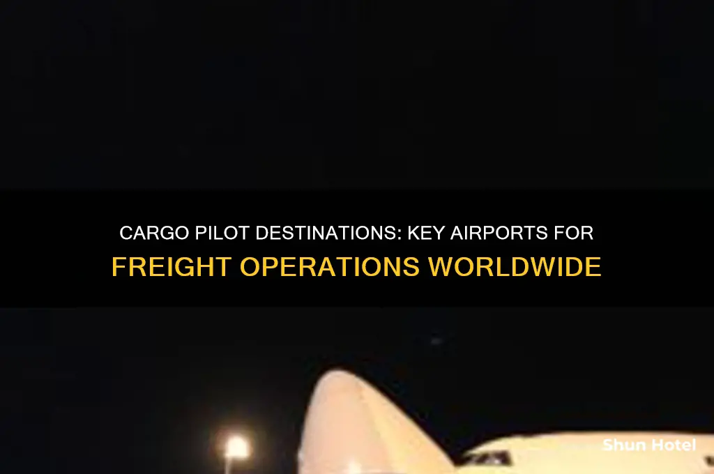 what airports do cargo pilots fly into