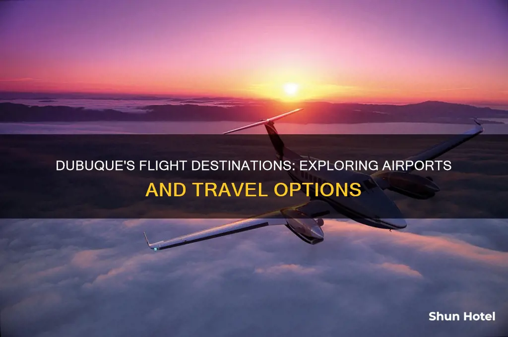 what airports do dubuque fly to