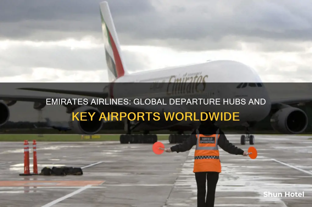 what airports do emirates fly from