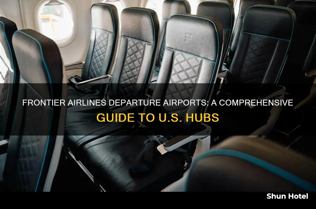 what airports do frontier airlines fly out of