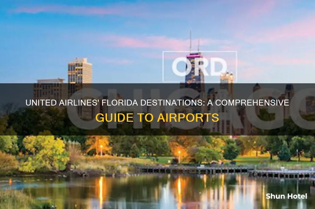 what airports doe united fly to in florida