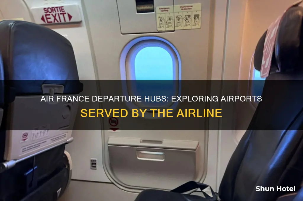 what airports does air france fly out of