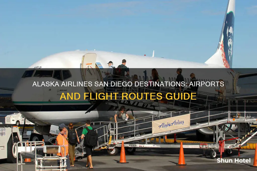 what airports does alaska airlines fly into san diego
