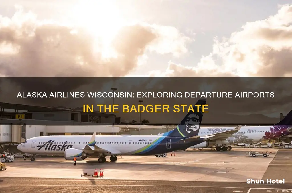 what airports does alaska airlines fly out of in wisconsin