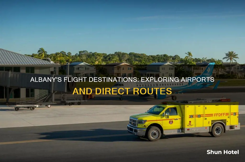 what airports does albany fly to