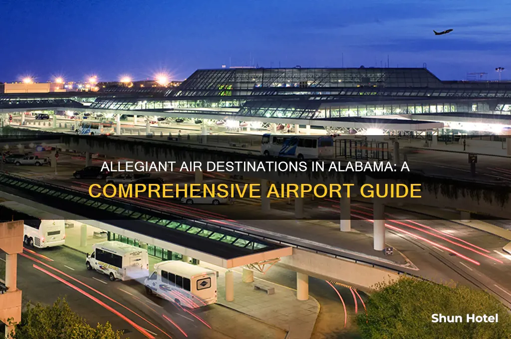 what airports does allegiant air fly into alabama