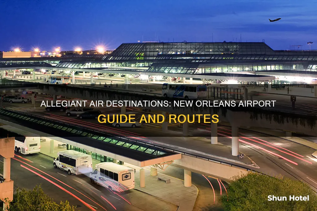 what airports does allegiant air fly to new orleans