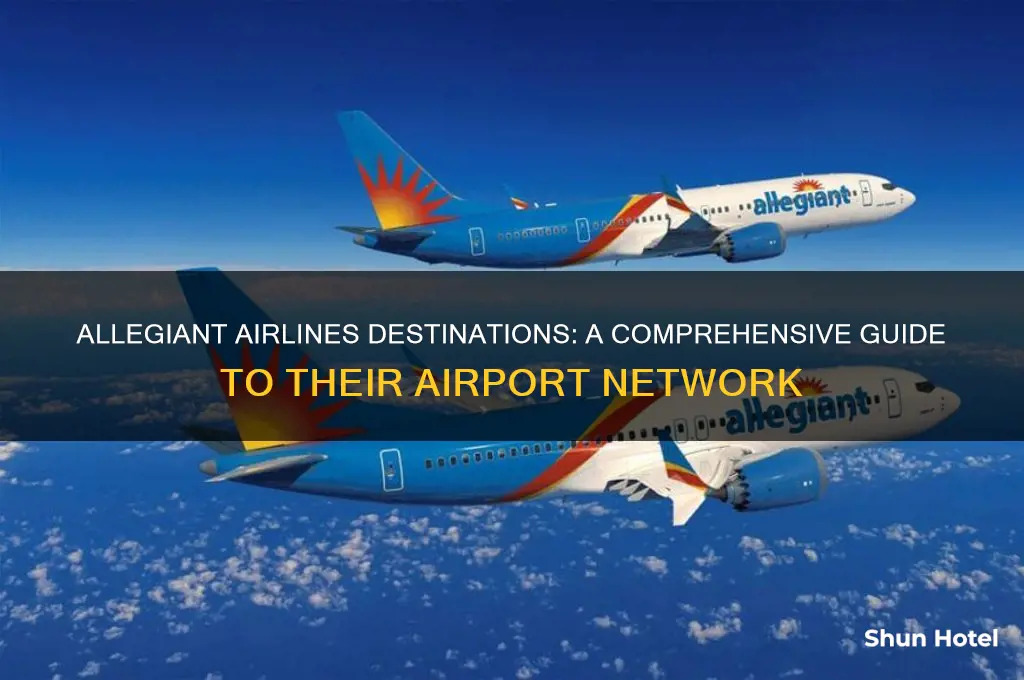 what airports does allegiant airlines fly into