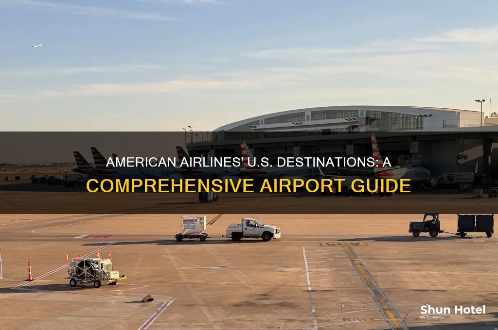 what airports does american fly too from the stares