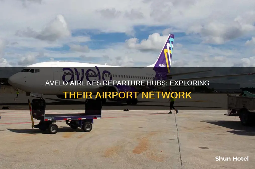 what airports does avelo fly out of