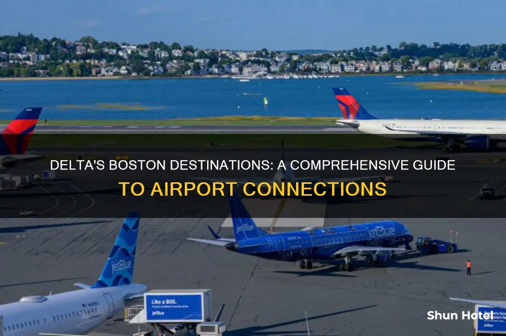 what airports does delta fly to in boston