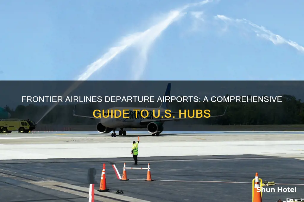 what airports does frontier airlines fly out of
