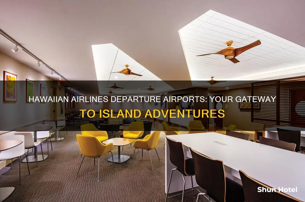 what airports does hawaiian airlines fly out of
