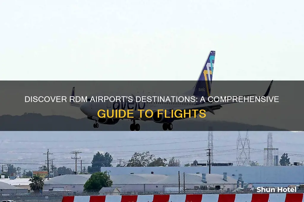 what airports does rdm fly to