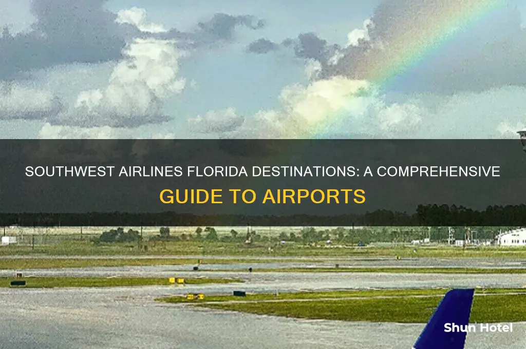 what airports does southwest fly into florida