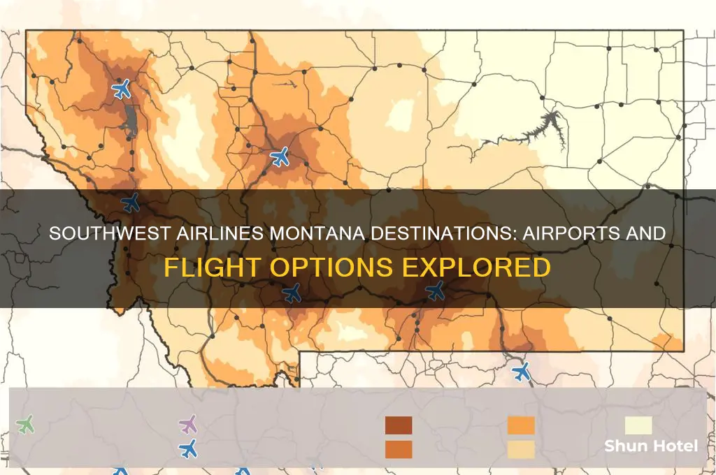 what airports does southwest fly into in montana