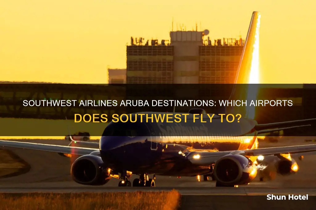 what airports does southwest fly to aruba
