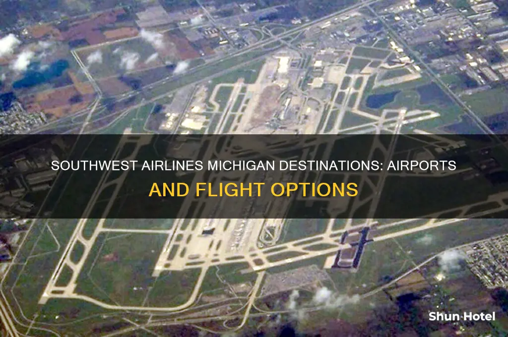 what airports does southwest fly to in michigan