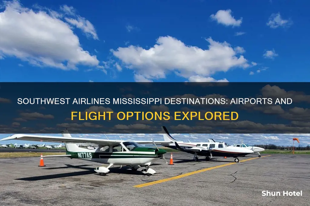 what airports does southwest fly to in mississippi