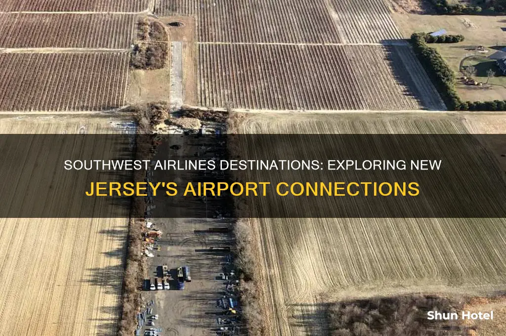 what airports does southwest fly to in new jersey