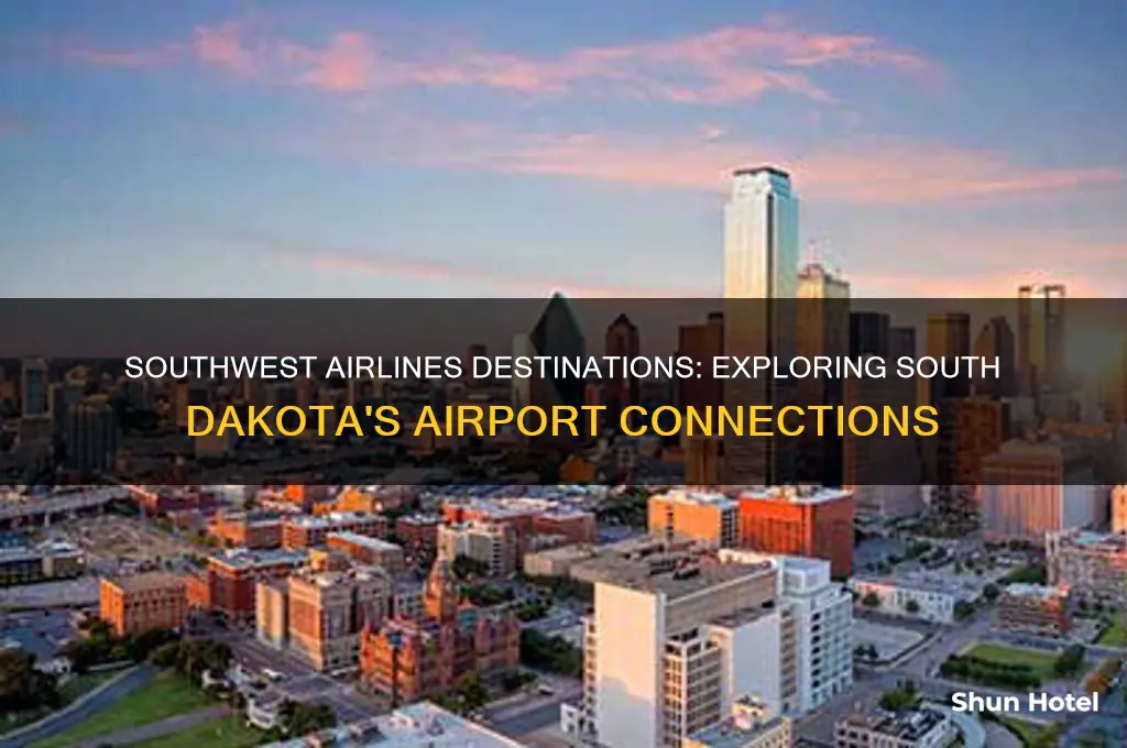 what airports does southwest fly to in south dakota