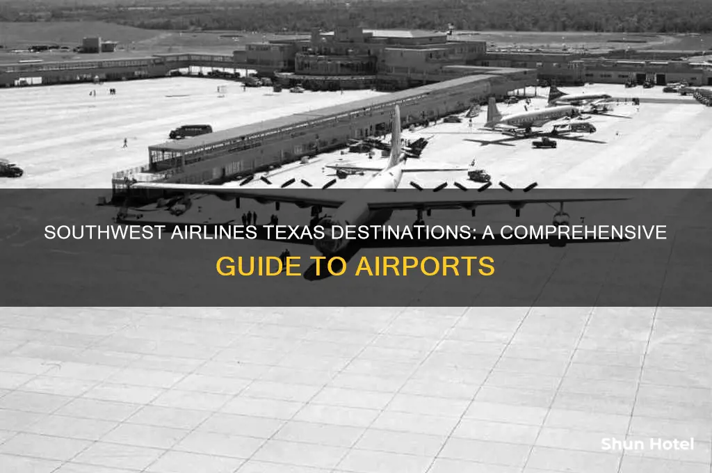 what airports does southwest fly to in texas