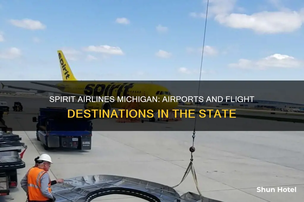 what airports does spirit airlines fly out of in michigan