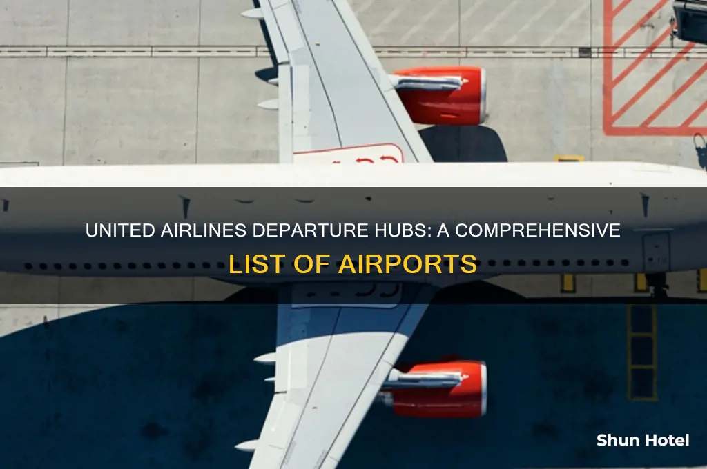 what airports does united fly out of